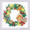 Набор для вышивания Риолис Пряничный венок № 1910