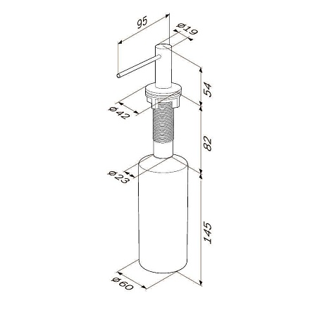 Дозатор для жидкого мыла AM.PM Gem A9037211