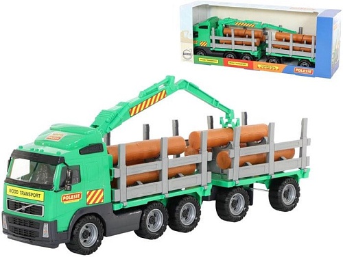 Полесье Volvo автомобиль-лесовоз с прицепом 9500