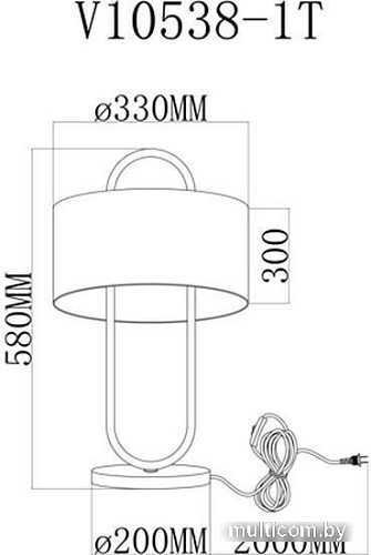 Настольная лампа Moderli Palma V10538-1T