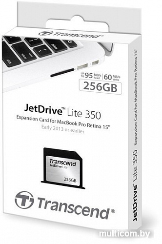 Карта памяти Transcend SDXC JetDrive Lite 350 256GB [TS256GJDL350]