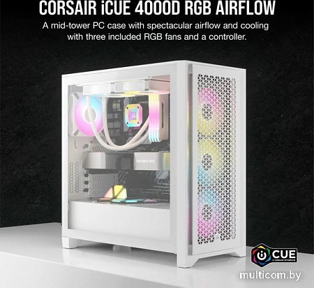 Корпус Corsair iCUE 4000D RGB Airflow CC-9011241-WW