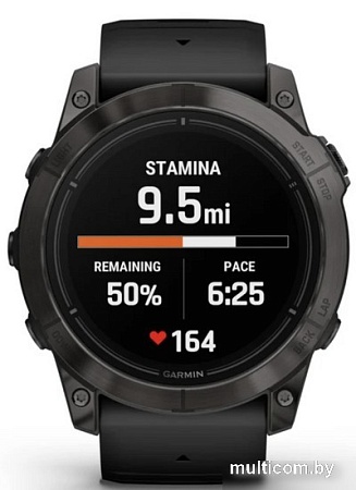 Умные часы Garmin epix Pro Gen 2 Sapphire Edition (черный титан/черный)