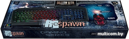 Клавиатура + мышь с ковриком QUMO Respawn