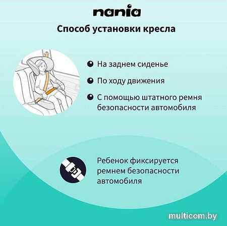 Детское автокресло Nania Befix Access (черный/красный)