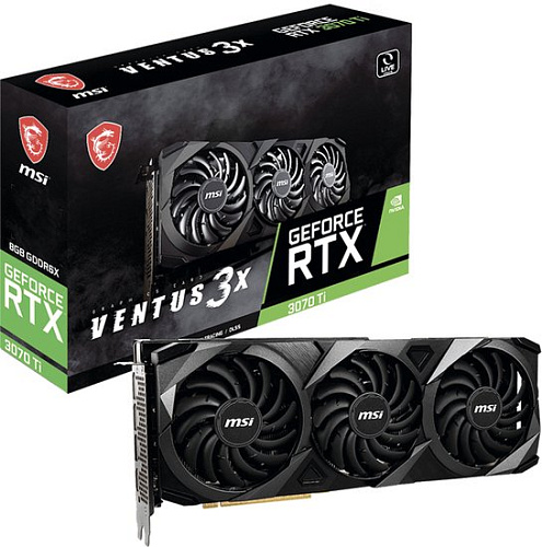 Видеокарта MSI GeForce RTX 3070 Ti Ventus 3X 8G