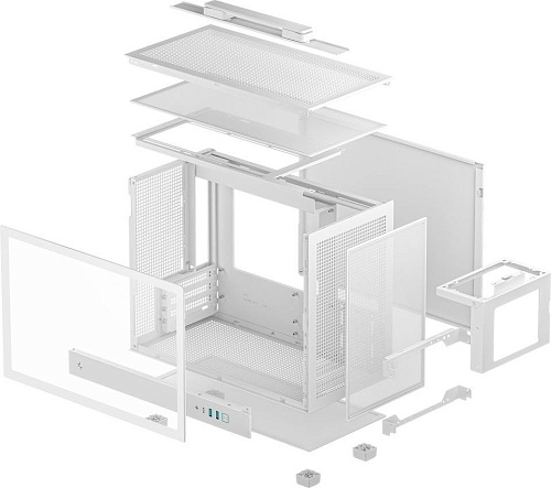 Корпус DeepCool CH160 Plus R-CH160-WHNGM0-G