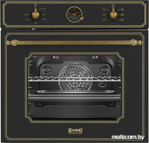 Электрический духовой шкаф ZorG Technology BE6 RST(EMY) BL
