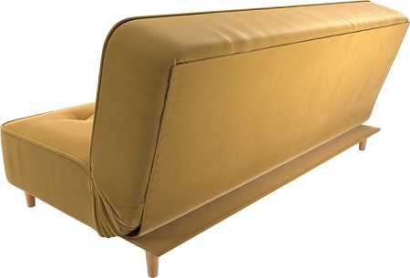 Диван Mebelico Портленд 108744 (БНП, микровельвет, желтый)