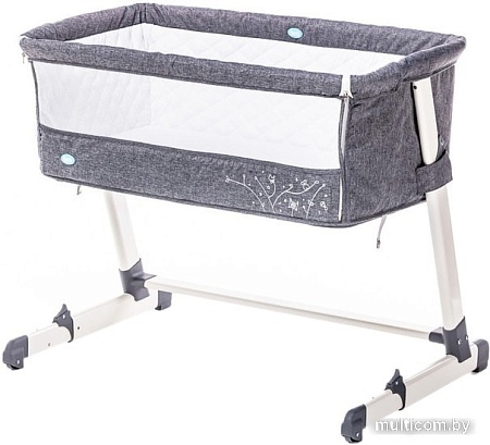 Приставная детская кроватка Nuovita Accanto (темно-серый)