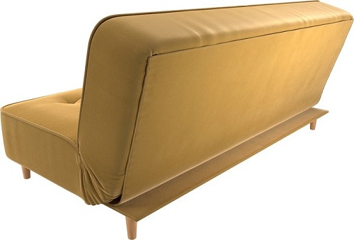 Диван Mebelico Портленд 108744 (БНП, микровельвет, желтый)