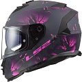 Мотошлем LS2 Ff800 Storm Il Burst (XS, черный матовый/розовый)