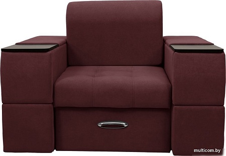 Сириус Лидер-13 ППУ 135x110 (Eva 15 велюр темно-бордовый)