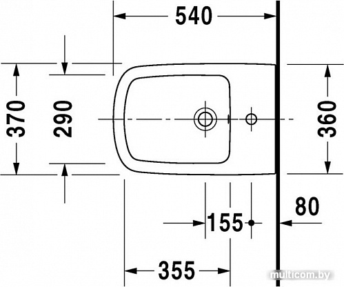 Биде Duravit DuraStyle [2282150000]