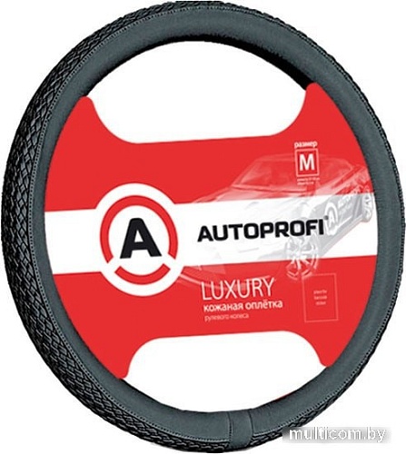 Оплетка на руль Autoprofi AP-810 BK (M) (черный)