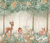 Фотообои Citydecor Magic Forest 7 с защитным покрытием 300x260