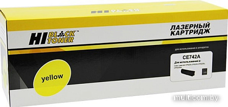Картридж Hi-Black HB-CE742A (аналог HP CE742A)