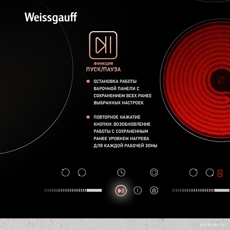 Варочная панель Weissgauff HV 640 BSG