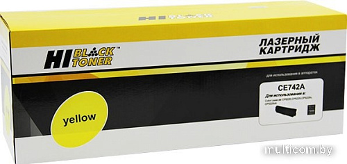 Картридж Hi-Black HB-CE742A (аналог HP CE742A)