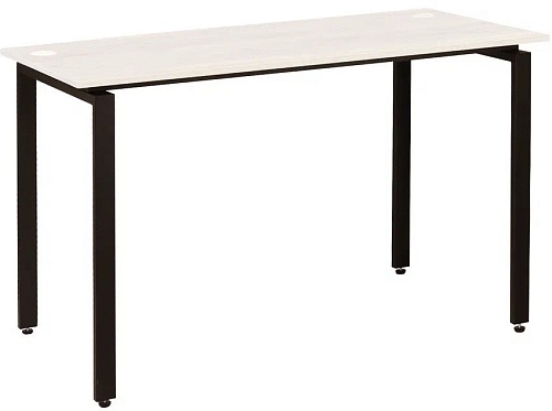 Стол Millwood Лофт Сиэтл ДТ-5 130x70x75 (дуб белый Craft/черный)