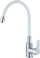 Смеситель Haiba HB70112-8 (хром/белый)