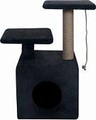 Комплекс Kogtik Ферро с лежанкой Ферро ЧД m (черный/джут)