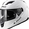 Мотошлем LS2 FF320 Steam Evo Solid (M, white)