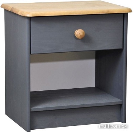 Тумба Диприз Хаба Д 1411.2 (серый воск/антик)