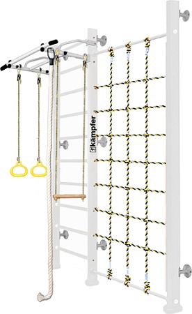Детский спортивный комплекс Kampfer Winner Wall (стандарт, жемчужный/белый антик)