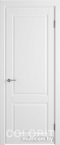 Межкомнатная дверь Юркас Colorit К1 ДГ 90x200 (белая эмаль)