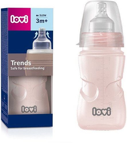 Бутылочка для кормления Lovi Trends 21/563_pin (250 мл)