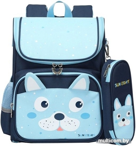 Рюкзак Sun Eight SE-2798 (темно-синий/голубой)