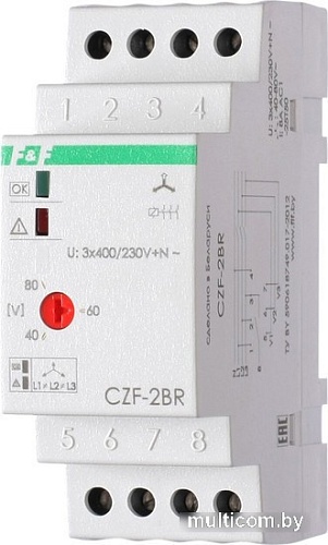 Реле контроля фаз Евроавтоматика F&F CZF-2BR EA04.003.003