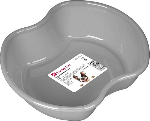 Миска Lucky Pet 434213211 (0.8 л, серый)