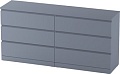 Комод Mio Tesoro Варма 6D (серый)