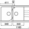 Кухонная мойка Elleci Ego 500 Aluminium M79