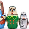 Развивающая игра Брестская Матрешка Волшебник из страны Оз (набор 5 шт)
