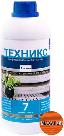 Пропитка Техникс Акватон 1 кг (махагон)