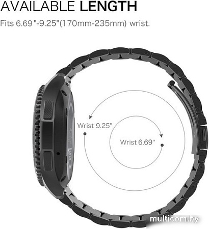 Браслет Rumi Heavy металлический 20 мм (хамелеон)