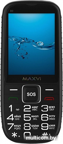 Мобильный телефон Maxvi B9 (черный)