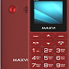Кнопочный телефон Maxvi B100 (винный красный)