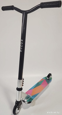 Трюковый самокат Ricos Fury JL-302A (серебристый)