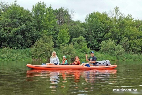 Надувная лодка Вольный ветер Ермак 540 Смарт (серый)