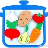 Развивающая игрушка Фетров Кастрюля с овощами 1201006