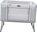 Приставная детская кроватка Chicco Next2Me Forever (ash grey cross coll)