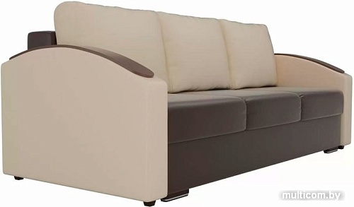 Диван Лига диванов Монако slide 102019 (коричневый/бежевый)