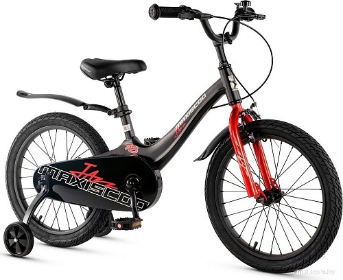 Детский велосипед Maxiscoo Jazz Стандарт 18 2025 MSC-J1845 (обсидиан, разобранный)