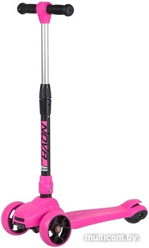 Самокат Novatrack Rainbow Car 120C.RAINBOW.PN20 (розовый)