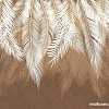 Фотообои Citydecor Пальмовые листья 300x260 (коричневые гранж)