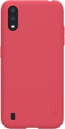 Чехол Nillkin Super Frosted Shield для Samsung Galaxy A01 (красный)